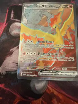 Pokemon TCG Team Rocket's Moltres ex - 208/182 - SV10: Destined Rivals (DRI) - Image 5