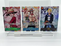 Sabo Luffy Ace SEC Parallel OP13-118 Japanese ONE PIECE Carrying on His Will - Image 1
