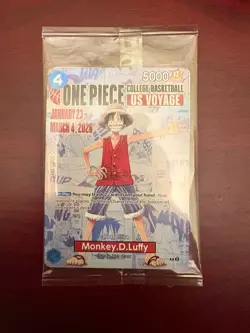 Monkey.D.Luffy (055) (College Basketball US Voyage) P-055 One Piece Promotion... - Image 1