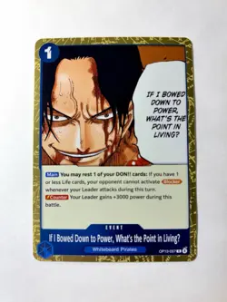 One Piece Carrying On His WillIf I Bowed Down To Power OP13-057 - Image 1