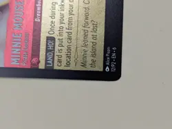 Lorcana Minnie Mouse Pirate Lookout 12/P2 Cold Foil Disney Lorcana Promo Cards - Image 3