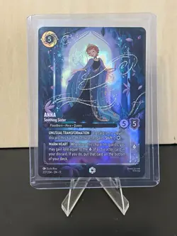 - Disney Lorcana - Anna - Soothing Sister - Winterspell - Enchanted -227/204 - Image 1
