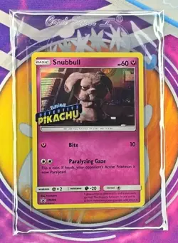 🔥POKEMON SNUBBULL SM200 PROMO HOLOFOIL DETECTIVE PIKACHU STAMPED CARD👍📈 - Image 4