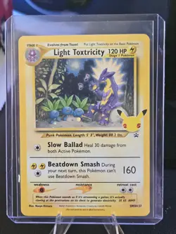 Light Toxtricity SWSH137 SWSH: Sword & Shield Promo Cards Holo NM - Image 3