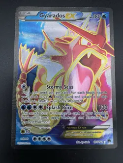 Gyarados EX TCG Full Art Holo Ultra Rare Card 114/122 Pokemon XY-Breakpoint - Image 3