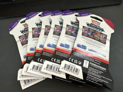 Lot of 6 Pokemon Cards Scarlet & Violet - Temporal Forces Sleeved Booster Packs - Image 2