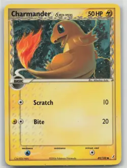 Pokemon Card Charmander (Delta Species) Common Crystal Guardians 49/100 - Image 1