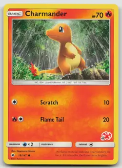 Pokemon Card Charmander - 18/147 (#1 Charizard Stamped) Battle Academy 018/147 - Image 1