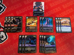 LOT OF 44 RIFTBOUND PLAYING CARDS (ORIGINS/SPIRITFORGED) AND 3X RUMBLE STARTERS - Image 1