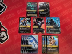 LOT OF 44 RIFTBOUND PLAYING CARDS (ORIGINS/SPIRITFORGED) AND 3X RUMBLE STARTERS - Image 4