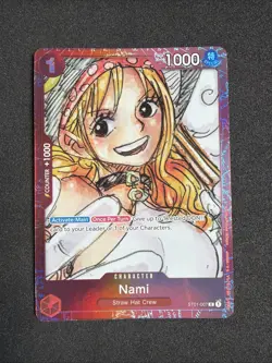 One Piece TCG Premium Card Collection Film Red Edition Nami ST01-007 English - Image 1