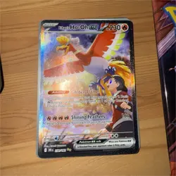Pokemon Ethan's Ho-Oh EX Full Art Holo Rare Destined Rivals 230/182 Trading Card - Image 1