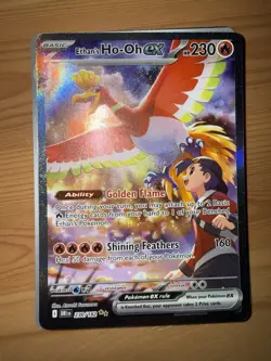 Pokemon Ethan's Ho-Oh EX Full Art Holo Rare Destined Rivals 230/182 Trading Card - Image 2