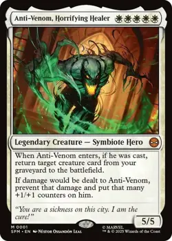 Anti-Venom, Horrifying Healer Light Play, English Magic the Gathering MTG Marvel - Image 1