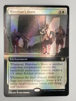 Historian's Boon Extended FOIL NM/M Dominaria Commander MTG Magic the Gathering - Image 1