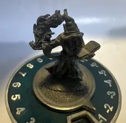 Mage Life Counter Reaper Metal w/ Flame 1995 MTG TCG CCG Magic the Gathering - Image 2