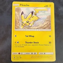 Pokemon TCG Pikachu 40/147 Common - Burning Shadows 151 - Image 1