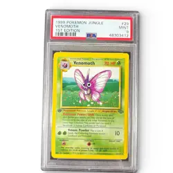 Venomoth PSA 9 1st Edition Jungle #29 Pokemon WOTC Vintage Slab 🌿 - Image 1