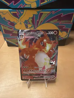 Charizard Vmax Pokemon Prize Pack Series 1 Promo Pokemon Card NM/LP Play Stamp - Image 1