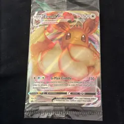 Still sealed Pokemon Eevee VMAX SWSH087 Promo Holo Sword & Shield TCG - Image 2