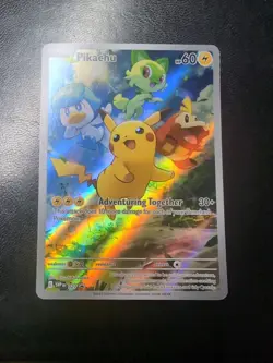 Pokemon TCG SV: Scarlet & Violet Promo Cards #027 Pikachu NM - Image 1