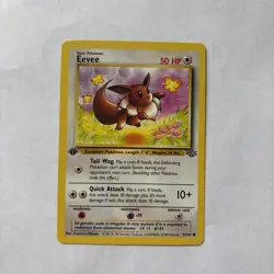 Eevee 1st ed jungle 51/64 Pokemon card WOTC light play LP - Image 1