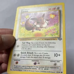 Eevee 1st ed jungle 51/64 Pokemon card WOTC light play LP - Image 4