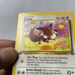 Eevee 1st ed jungle 51/64 Pokemon card WOTC light play LP - Image 5