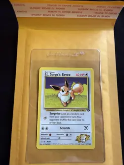 Lt. Surge's Eevee 51/132 - Gym Challenge Set - Pokemon Card -NM - Image 1