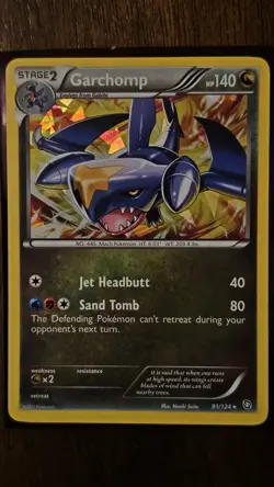 Pokemon TCG Garchomp 091/124 Deck Exclusives Cracked Ice Holo Stage 2 Dragon 14… - Image 1