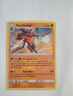 Pokemon 2019 Unified Minds Garchomp 114/236 Holo Rare NM - Image 1