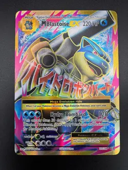 M Mega Blastoise EX (Full Art) 102/108 Pokemon XY Evolutions Near Mint - Image 3