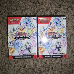 Pokemon Scarlet & Violet Prismatic Evolutions Booster Bundle Box 2 Boxes SEALED - Image 1