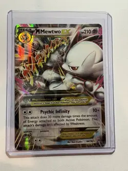 Pokemon TCG M Mewtwo EX (XY BREAKthrough 64/162) Ultra Rare NM - Image 1