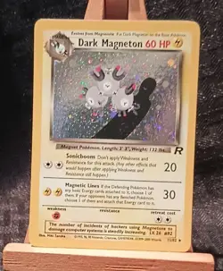 Pokemon Dark Magneton Team Rocket Holo Rare 11/82 Never Played - Image 1