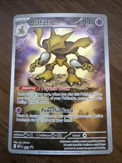 Pokemon Alakazam 009 Me: Mega Evolution ETB Promo Holo - Image 1