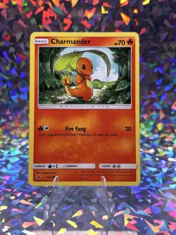 Charmander 1/70 Dragon Majesty [2018] Unique Art Common Pokemon TCG LP - Image 1