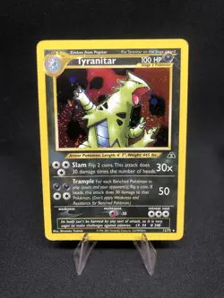 Tyranitar 12/75 Pokemon Neo Discovery Holo Rare - Image 1