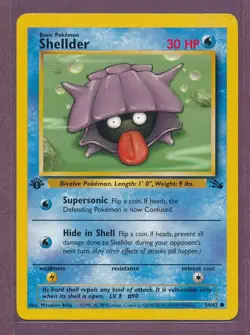 1999 Pokemon First Edition Shellder 54/62!!!!! - Image 1