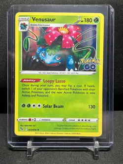 Venusaur 003/078 Holo Rare Pokemon 2022 Sword & Shield GO NM - Image 1