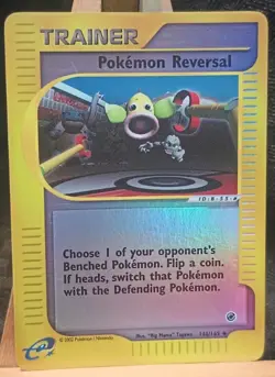Pokemon Trainer Pokemon Reversal Expedition Base Reverse Holo 146/165 Never Plyd - Image 1