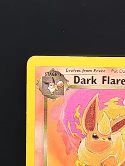 POKEMON Dark Flareon #35/82 1st Edition Team Rocket LP - Image 3