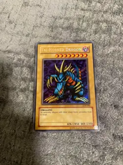 Tri-Horned Dragon - LOB-000 - Secret Rare - Unlimited - VLP - Image 1