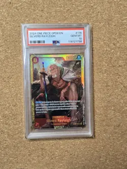 One Piece - Two Legends OP-08 - Silvers Rayleigh - SEC OP08-118 - PSA10 - Image 1