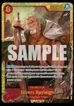 One Piece - Two Legends OP-08 - Silvers Rayleigh - SEC OP08-118 - PSA10 - Image 2