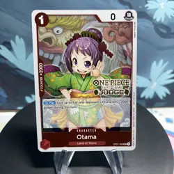 One Piece Otama OP01-006 Judge Stamped Promo Holo NM - Image 1