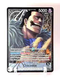 One Piece OP14-079 Crocodile Alt Art Leader – The Azure Sea’s Seven English NM - Image 1