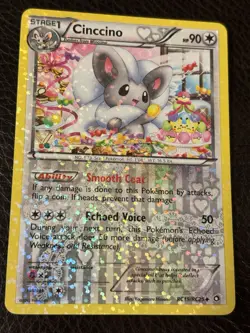 Pokemon TCG Cinccino RC19/RC25 Legendary Treasures Holo Card - Image 1