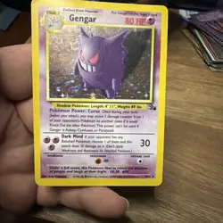 Pokemon TCG Gengar Fossil Holo Card 5/62 Unlimited Rare Vintage WOTC - Image 2