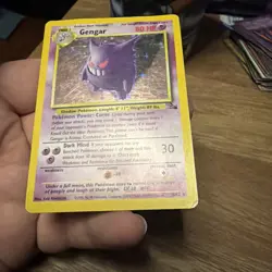 Pokemon TCG Gengar Fossil Holo Card 5/62 Unlimited Rare Vintage WOTC - Image 5